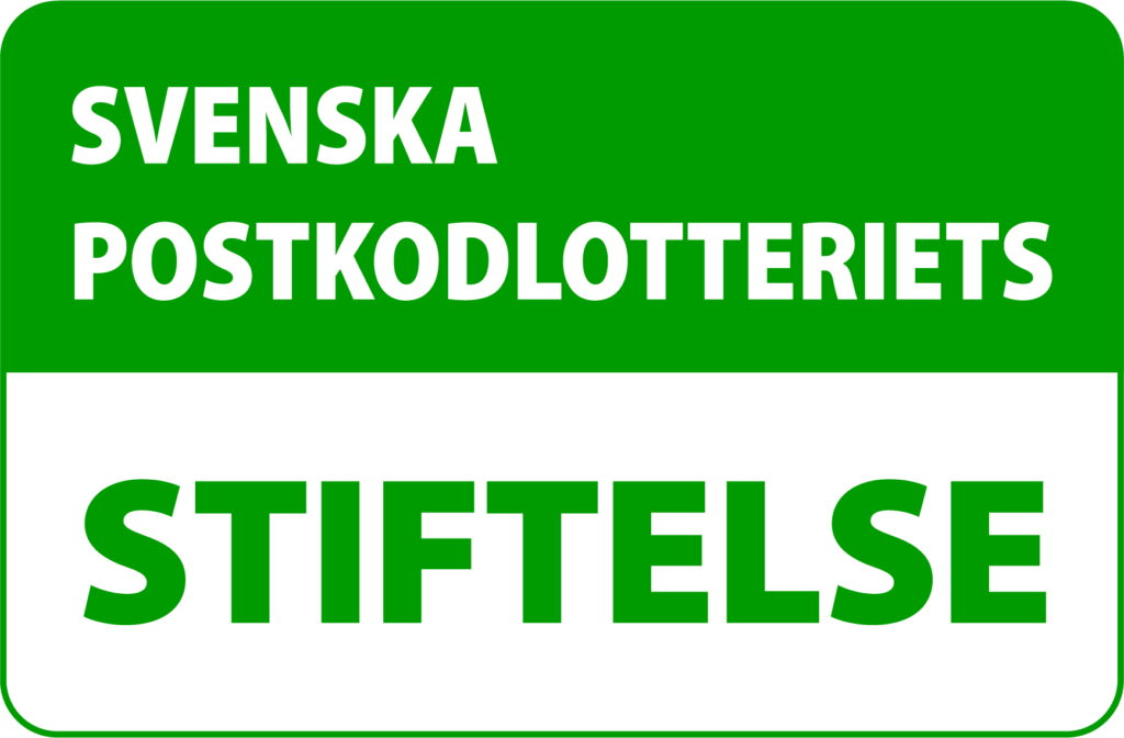 Den nya logotypen för Svenska Postkodlotteriets Stiftelse