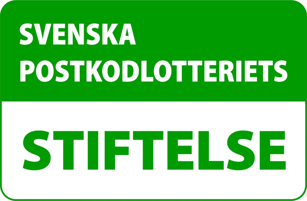 Den nya logotypen för Svenska Postkodlotteriets Stiftelse